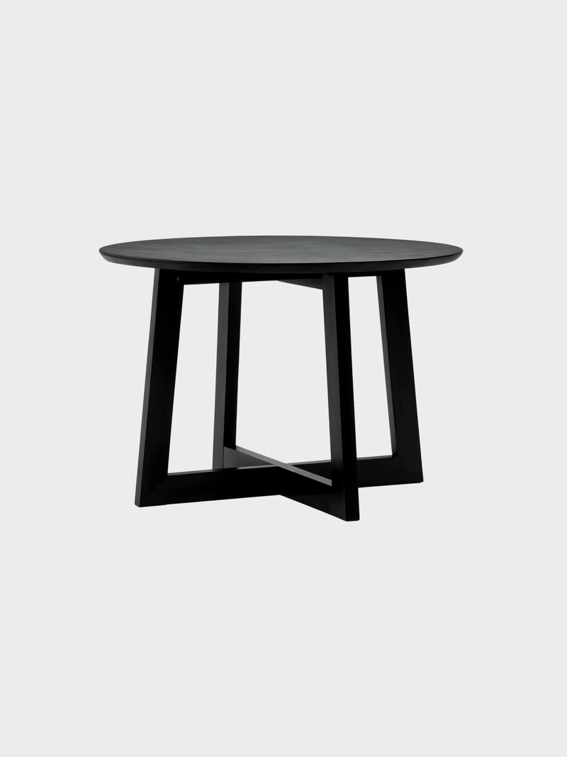 Round Wood Coffee Table-1
