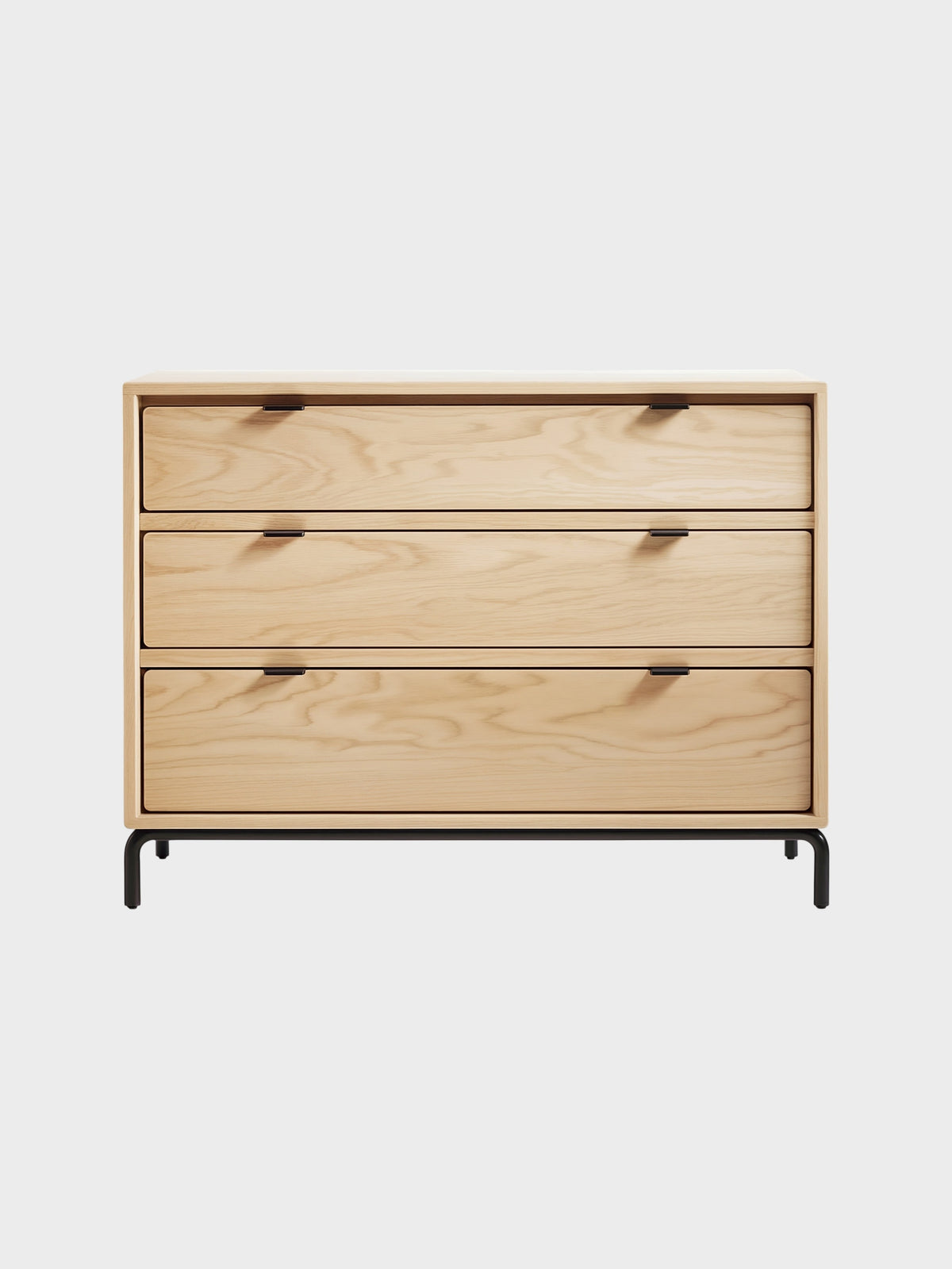 Three-Drawer Wooden Dresser-1