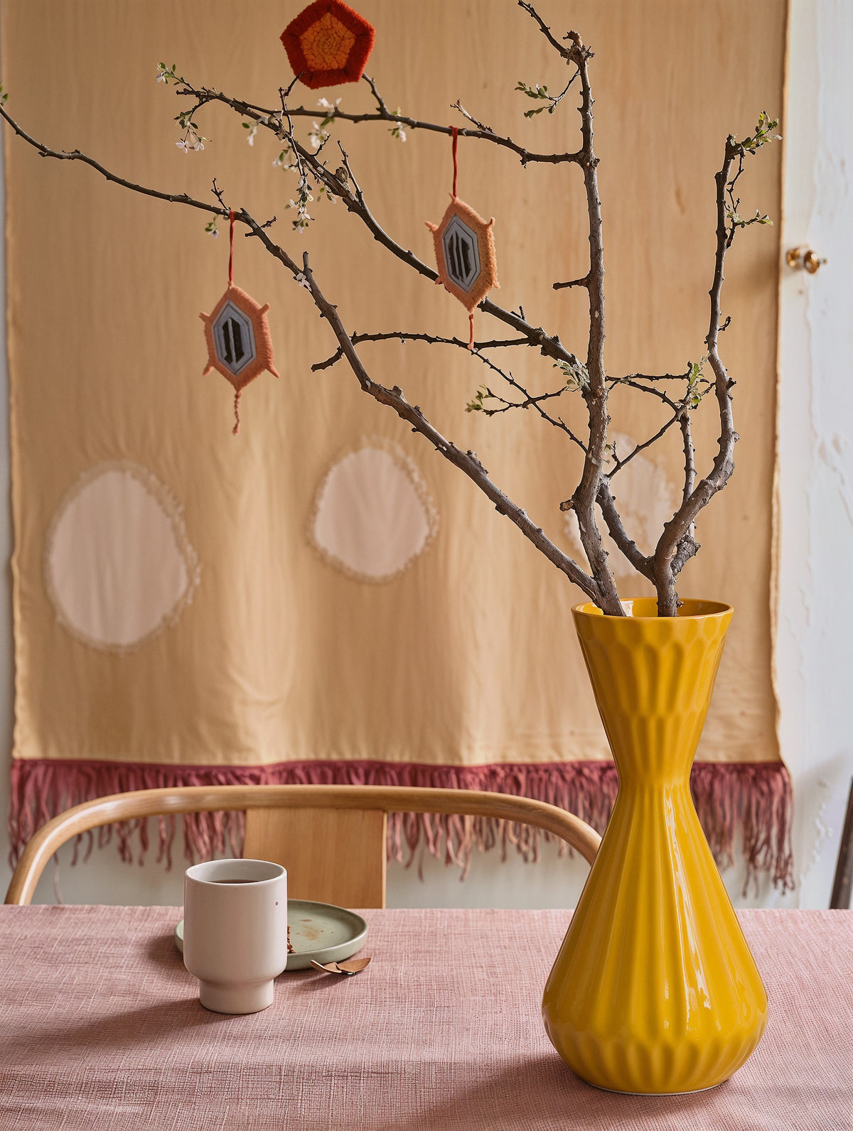 Hourglass Pattern Vase