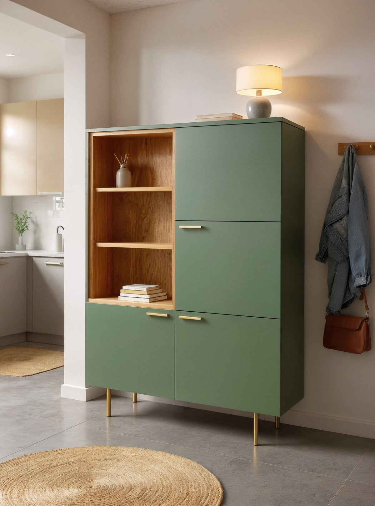 Storage Unit with Mixed Compartments