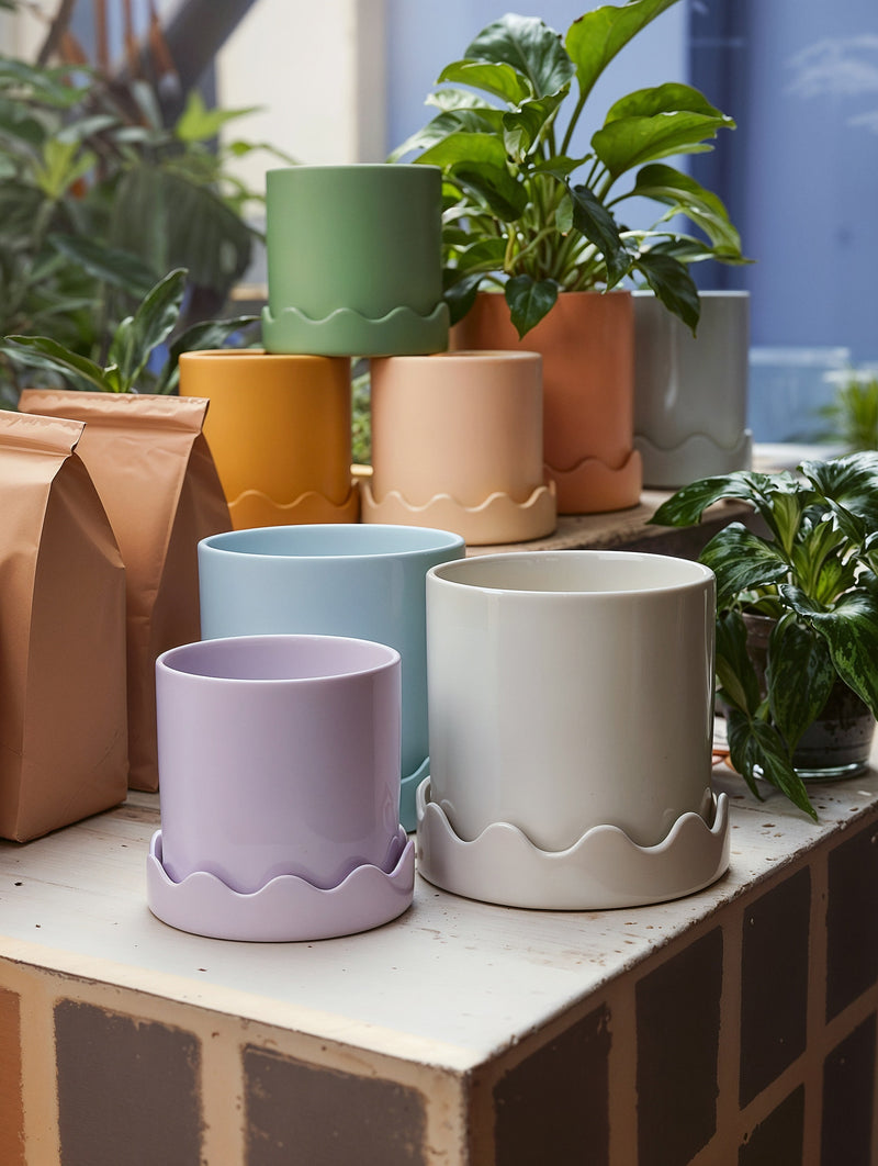 Wavy Base Planter-7