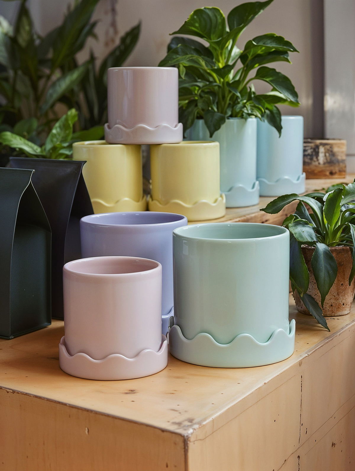 Wavy Base Planter-8