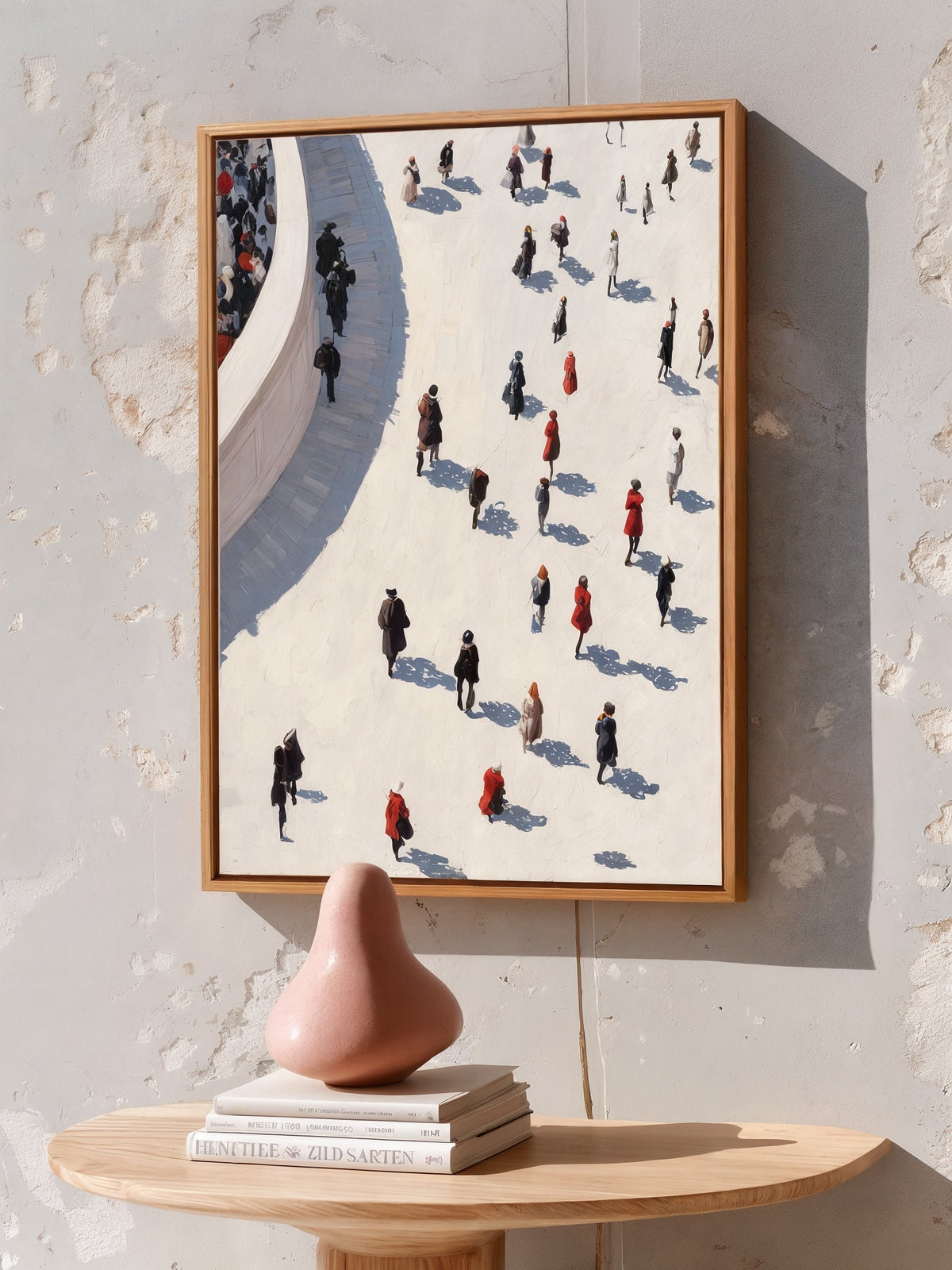 City Crowd Painting