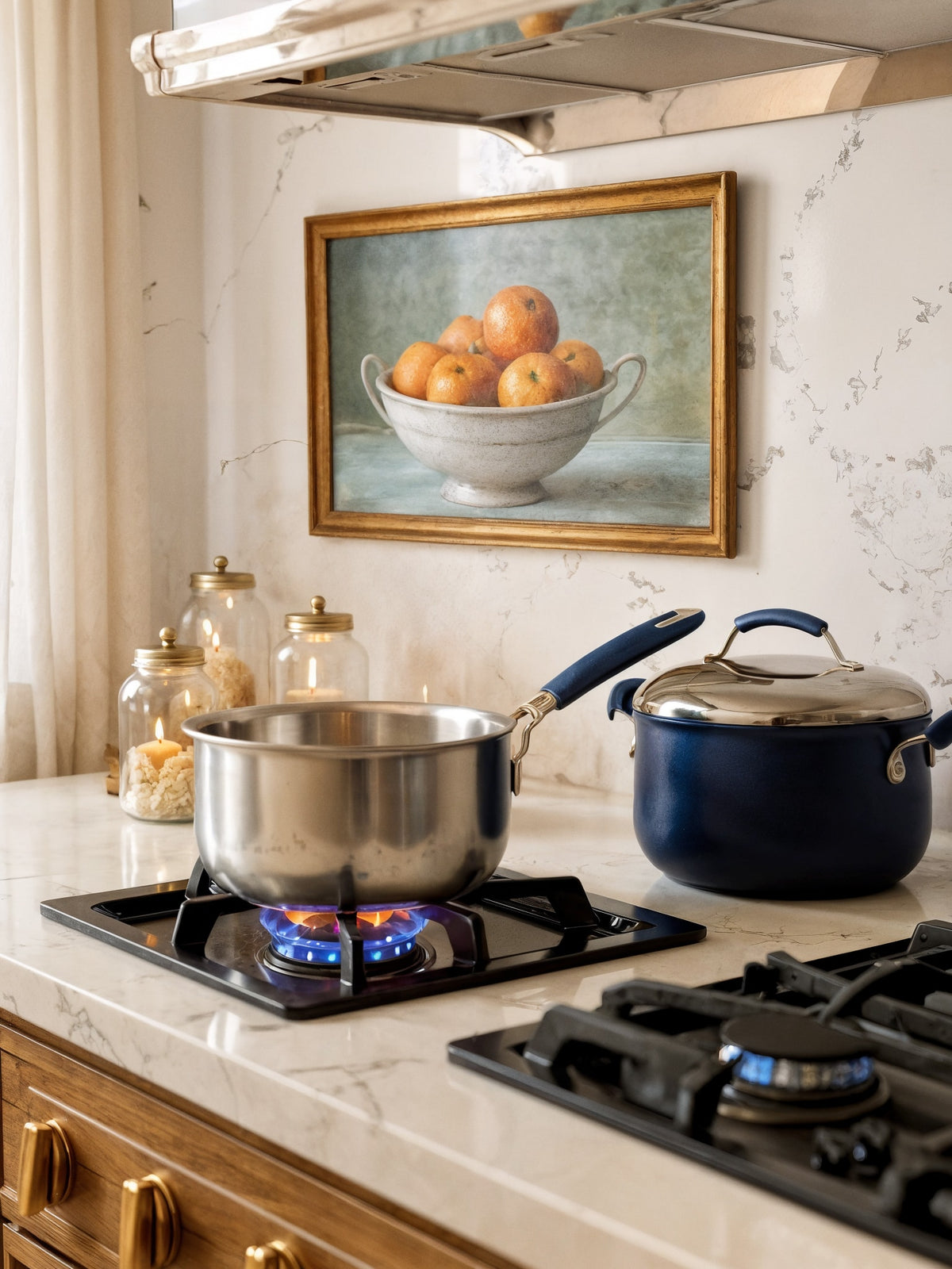 Deep Stainless Saucepan