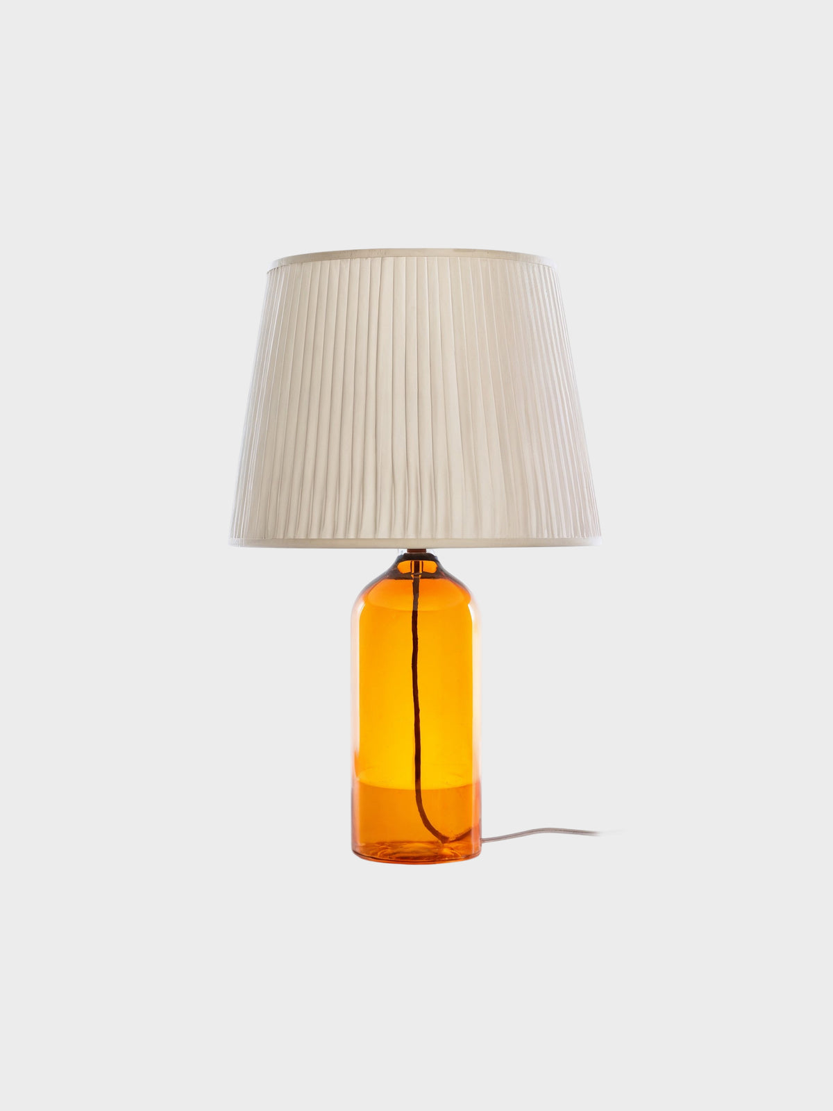 Glass Base Table Lamp