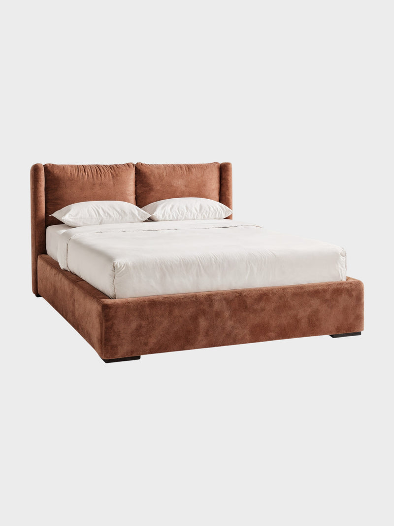 Upholstered Pillow-Back Bed-1