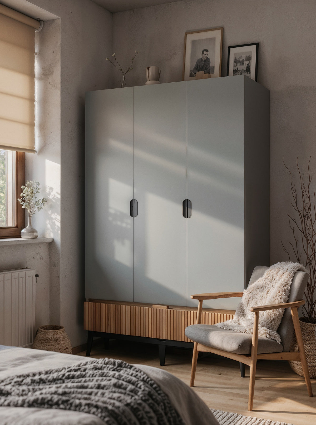 Modern Three-Door Cabinet