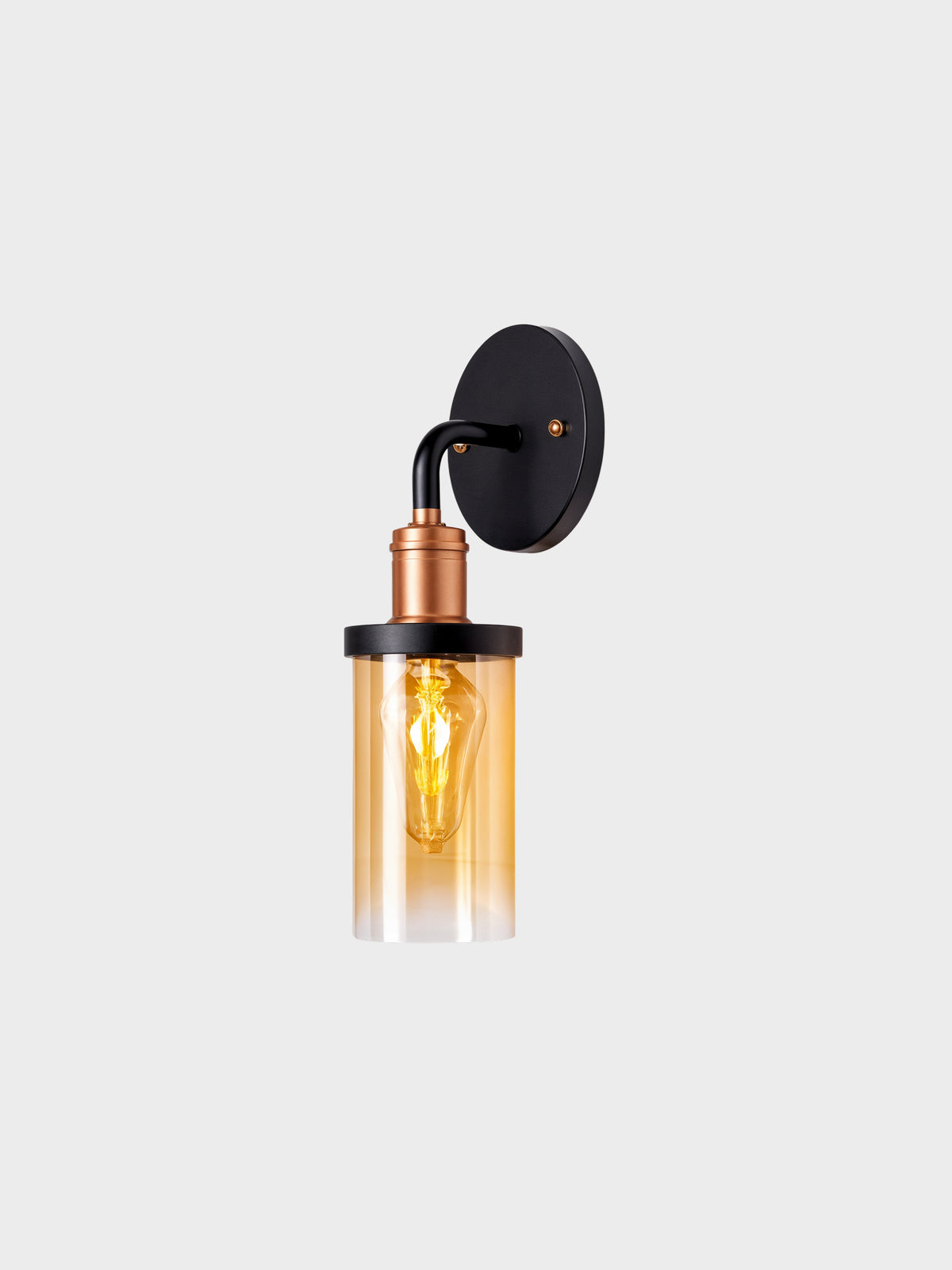 Wall Light with Glass Shade