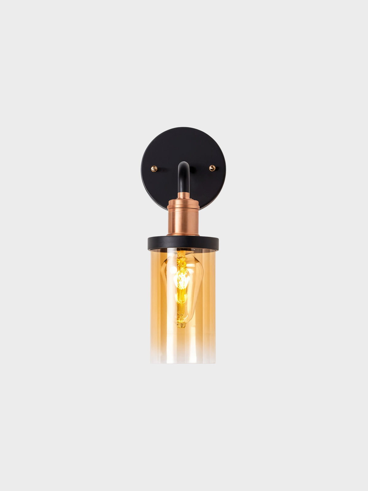 Wall Light with Glass Shade