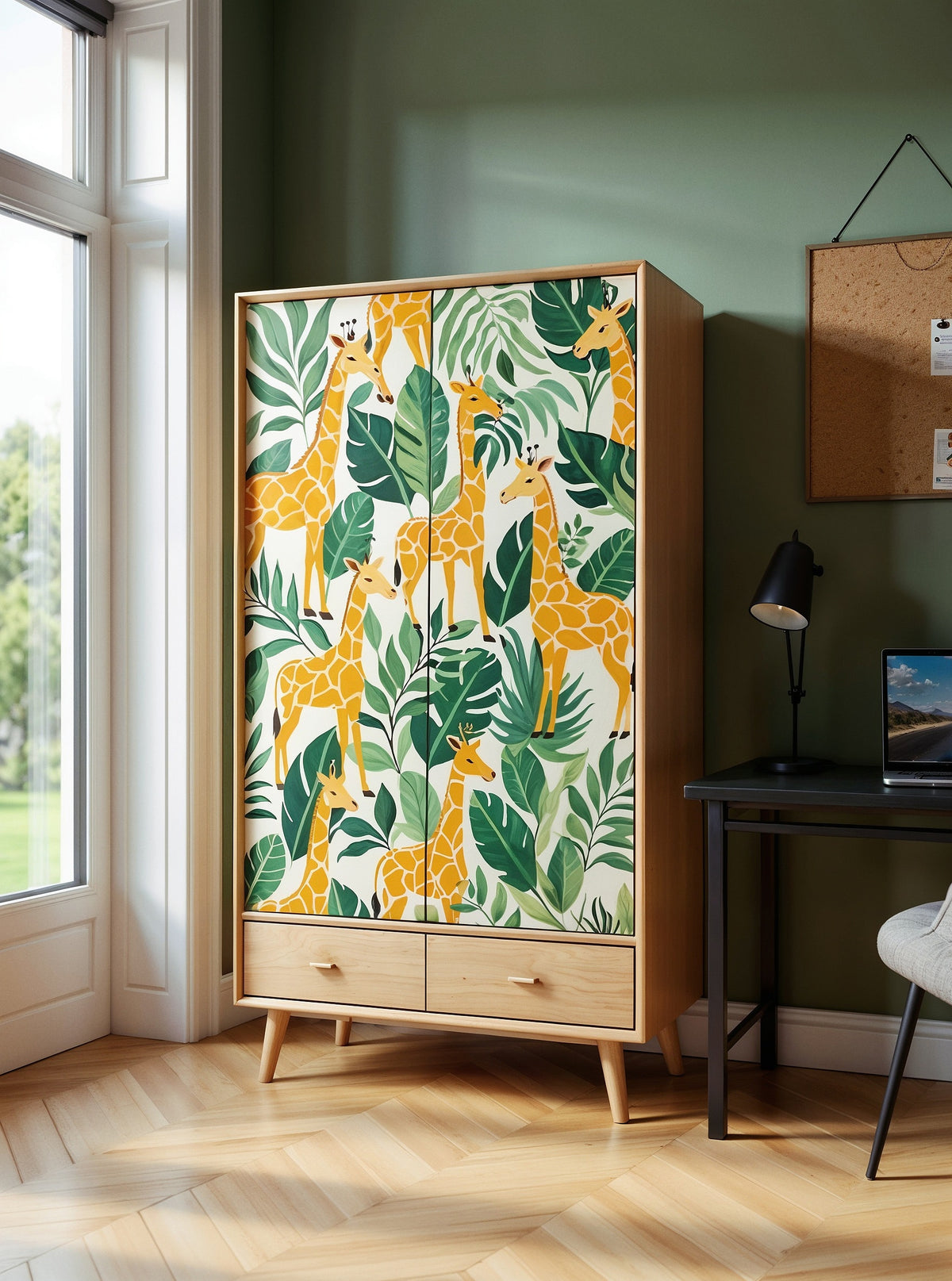 Kids' Giraffe Wardrobe