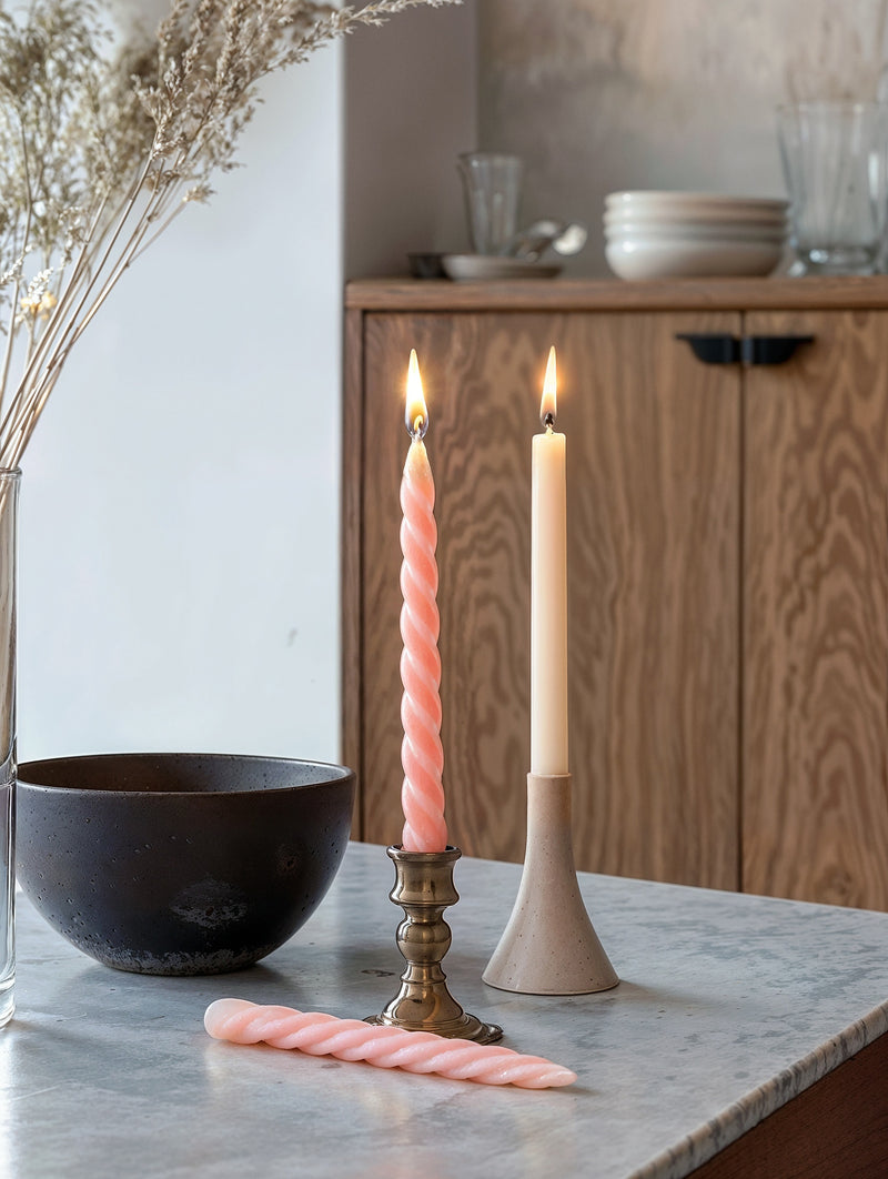 Twist Taper Candle Set-5