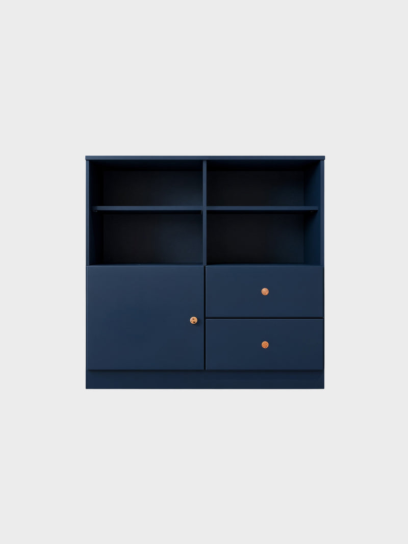 Low Storage Unit with Shelves-2