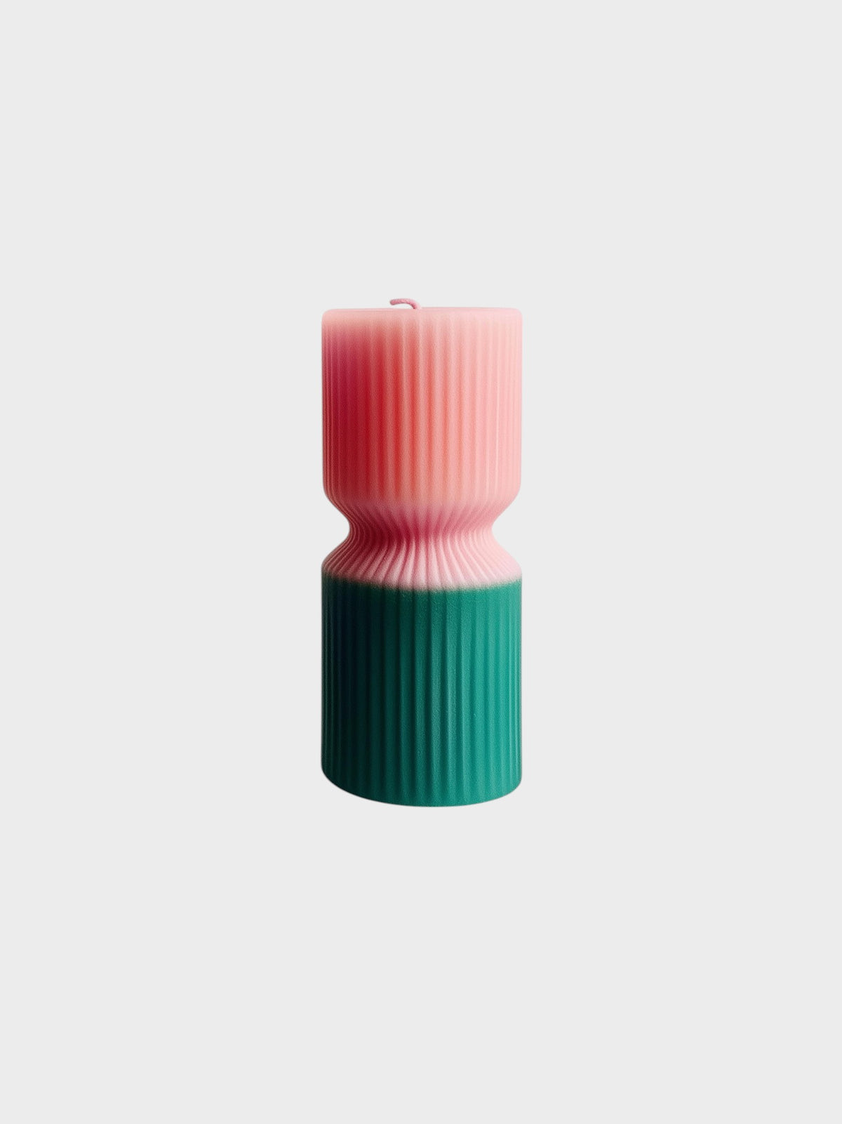 Ribbed Hourglass Candle-2