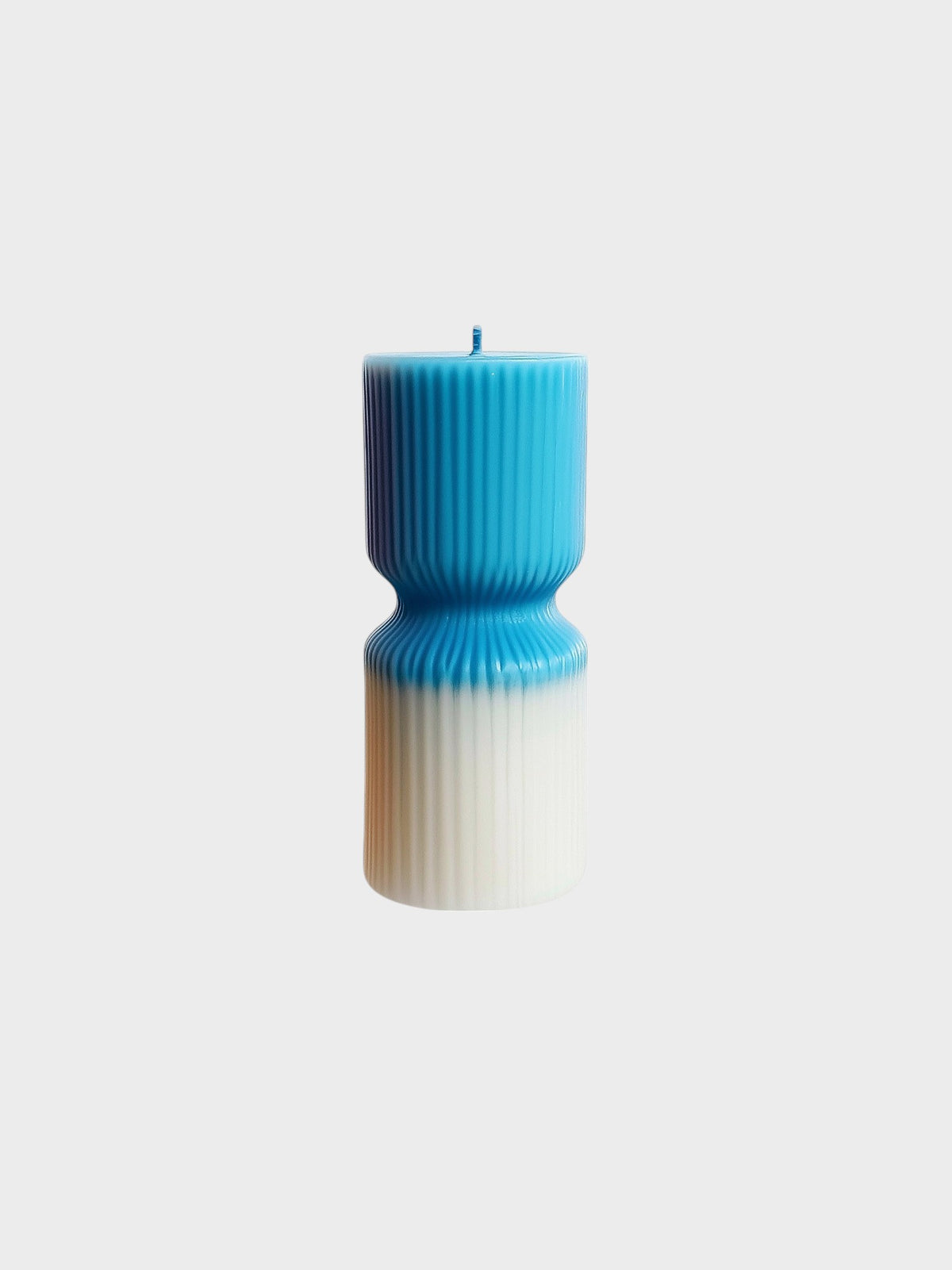 Ribbed Hourglass Candle-3
